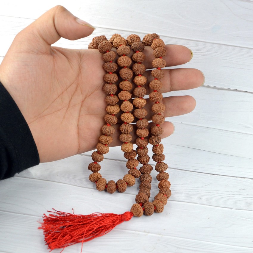 Rudraksha Mala 108 Beads 12mm Medium . Hindu Prayer Beads.natural