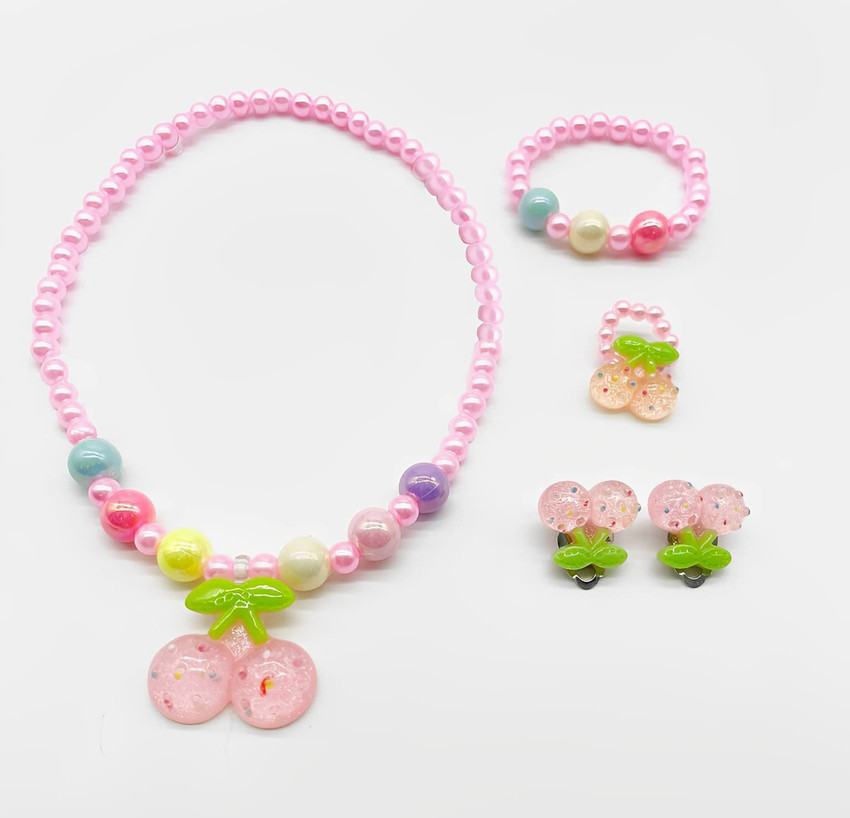 SYGA Children s Girls Earring Ring Set For Kids Girl Gift Party