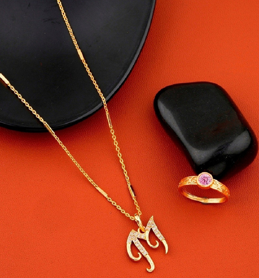 M alphabet pendant design hot sale