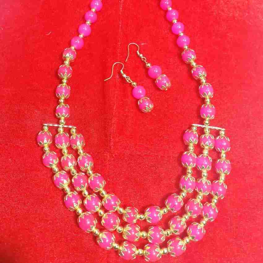 3 layer store beads necklace