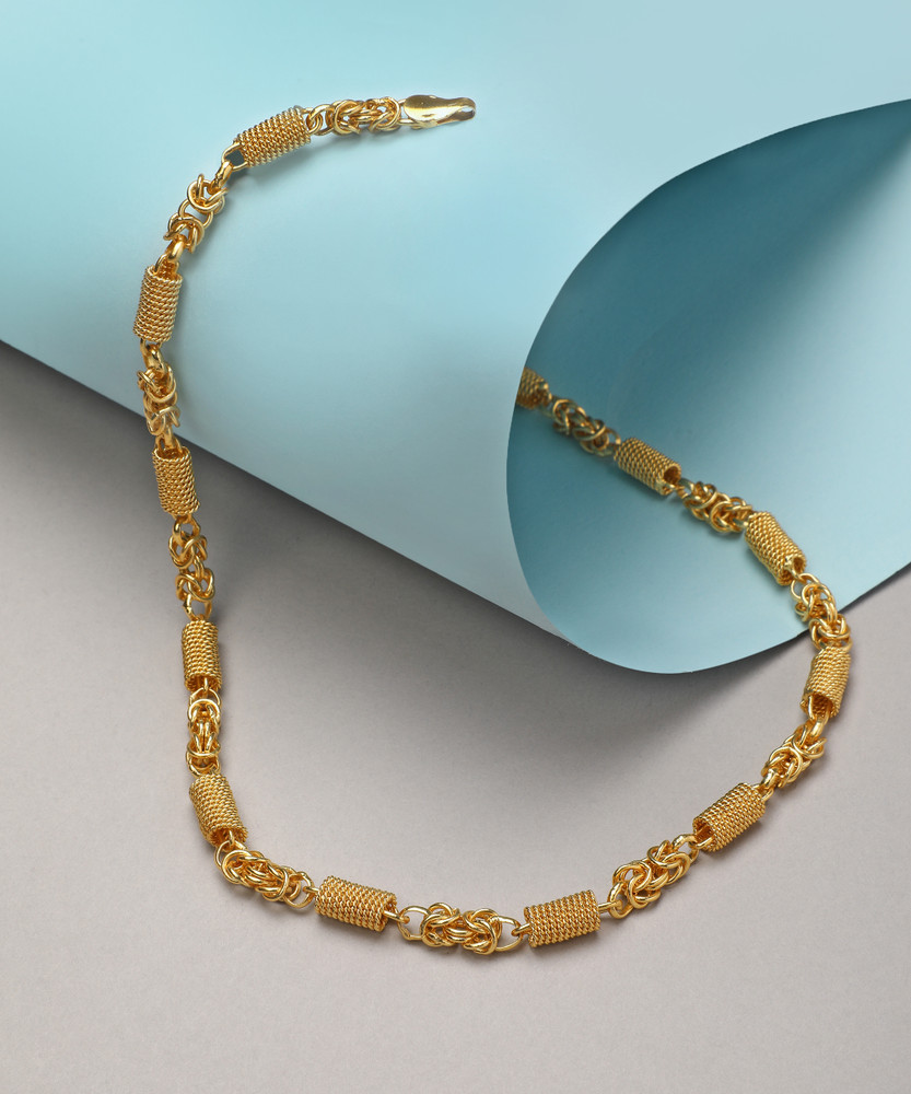Gold necklace new arrivals for men price