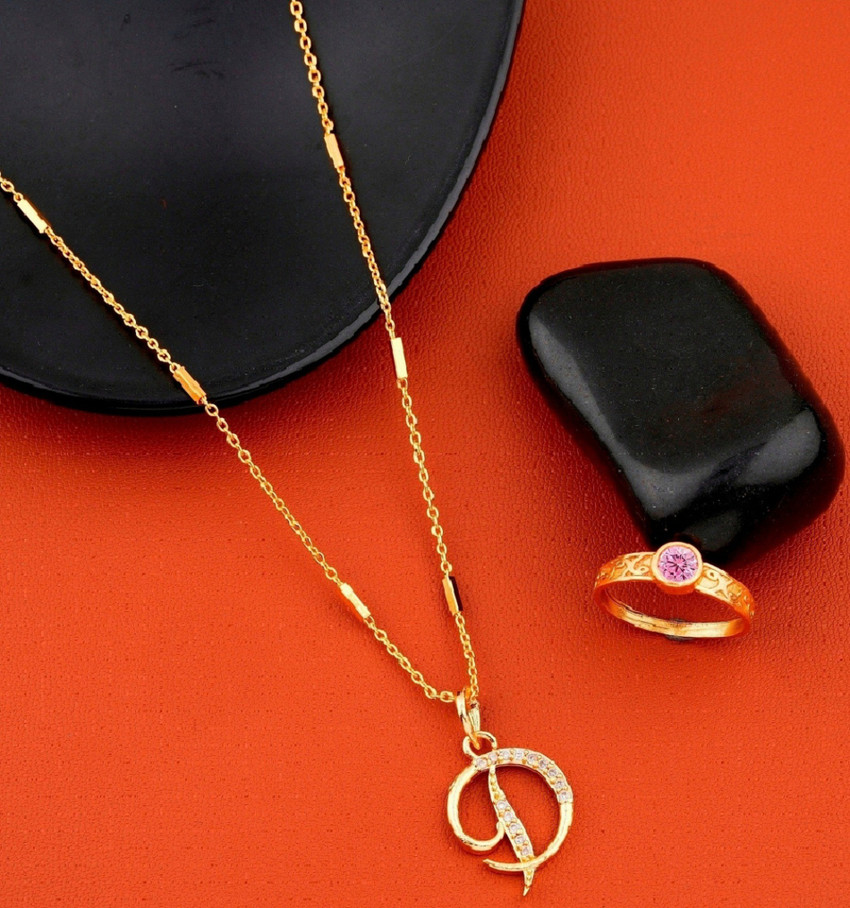 Tanishq online name pendant