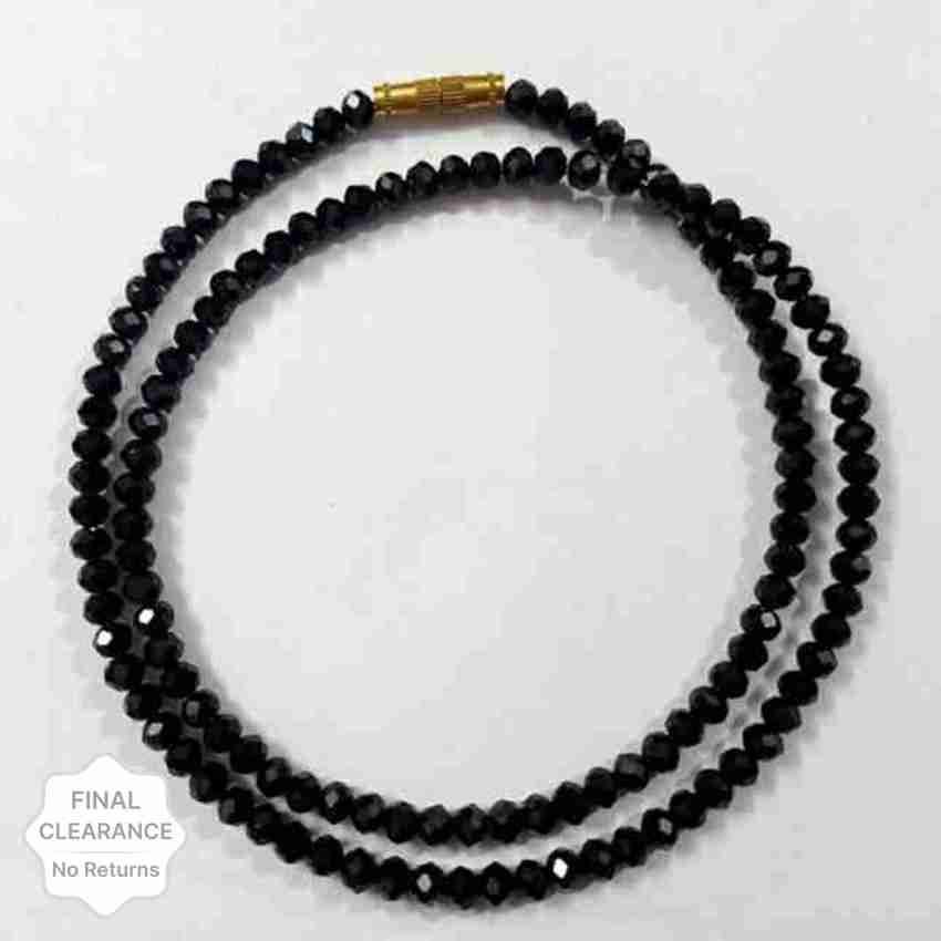 Siddka Black Colour Tyre Shaped Crystal Beads 4mm for Jewellery Making  Approx 120Beads Crystal Crystal Necklace Price in India - Buy Siddka Black  Colour Tyre Shaped Crystal Beads 4mm for Jewellery Making
