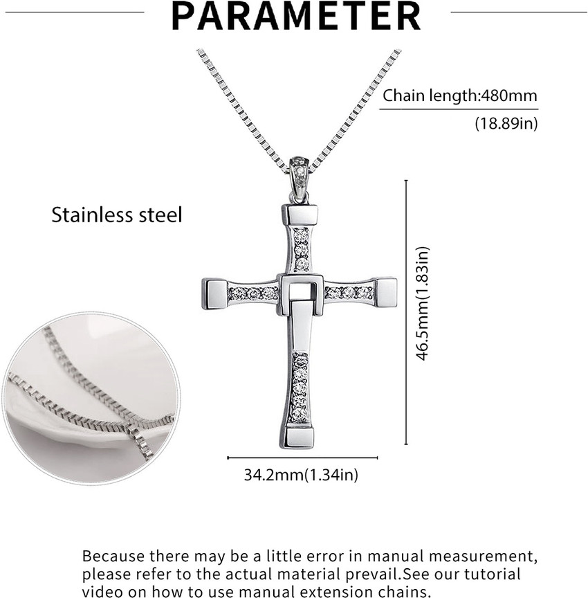 Zibuyu Cross Necklace for Men Dominic Toretto s Cross Pendant Necklace Steel Cross Neck Metal Necklace Price in India Buy Zibuyu Cross Necklace for Men Dominic Toretto s Cross Pendant Necklace Steel C...