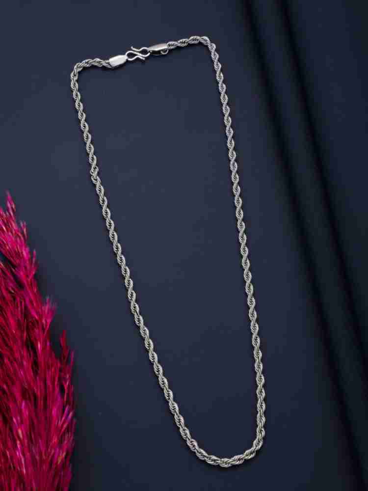 Silver chain designs for sales mens with weight