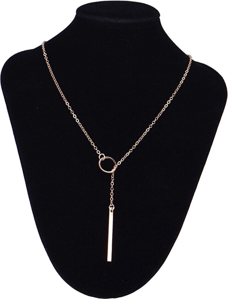 Flipkart black online metal necklace