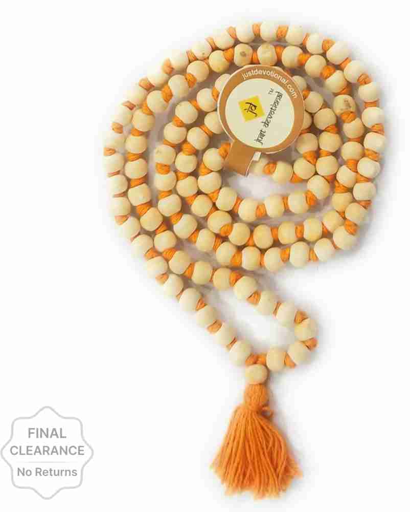 108 Beads Tulsi Japa Mala and Rudraksha Mala for Chanting and