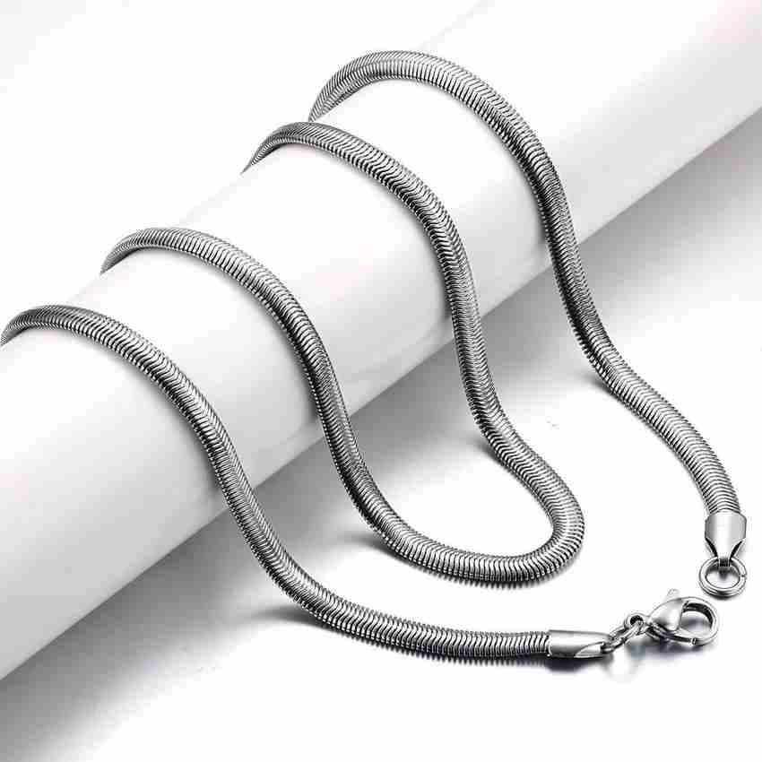 Silver chain snake sales