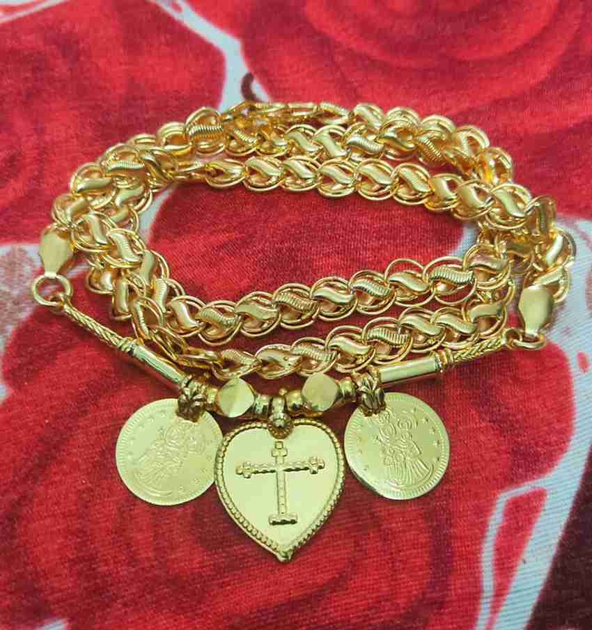 A to B Guarantee Gold Covering Guarantee Annai Mary Matha Christian Thali Chain For Womens 24 Inch Gold plated Plated Copper Chain Price in India Buy A to B Guarantee Gold Covering