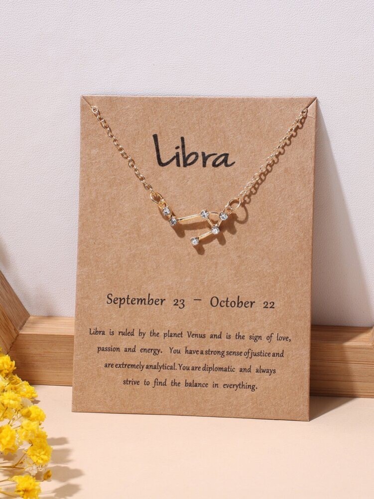 Zodiac Card Necklace