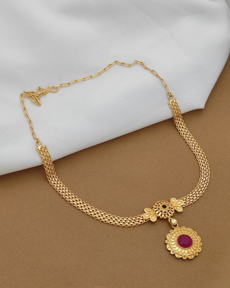 Gold plated hot sale necklace online