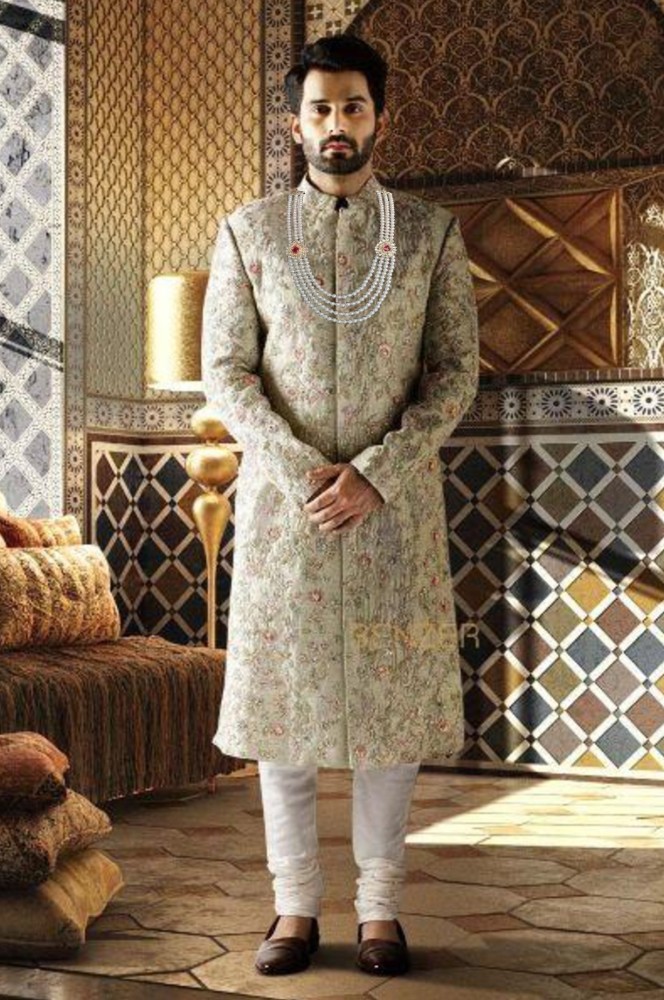 Sherwani shop with necklace