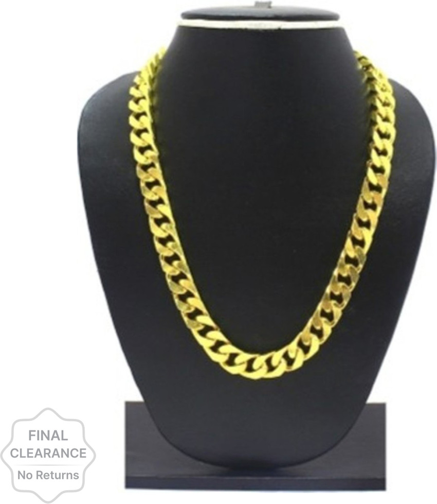 Fat best sale gold necklace