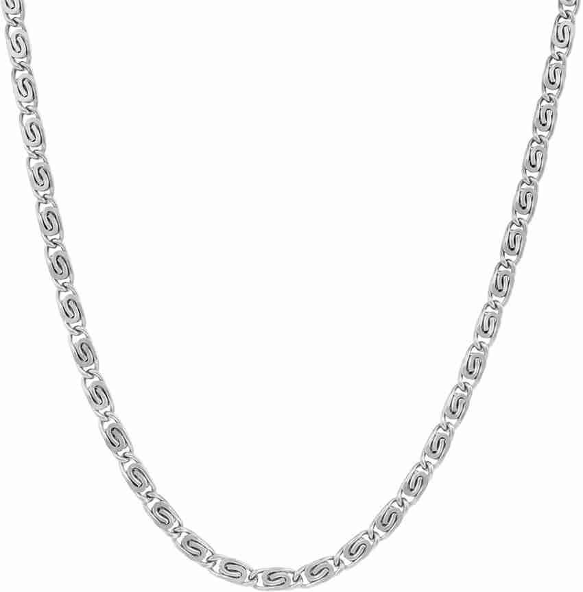 Pure silver chain for mens with grams online