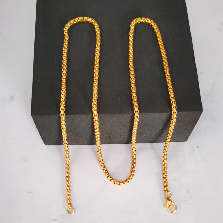 Box style clearance gold chain