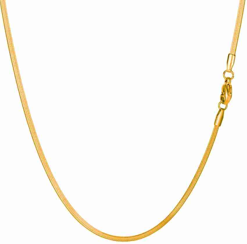 24k gold store thin chain