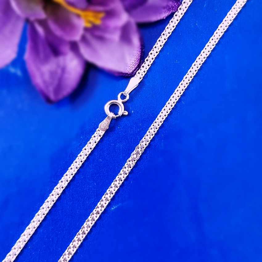 28 inch silver discount chain mens