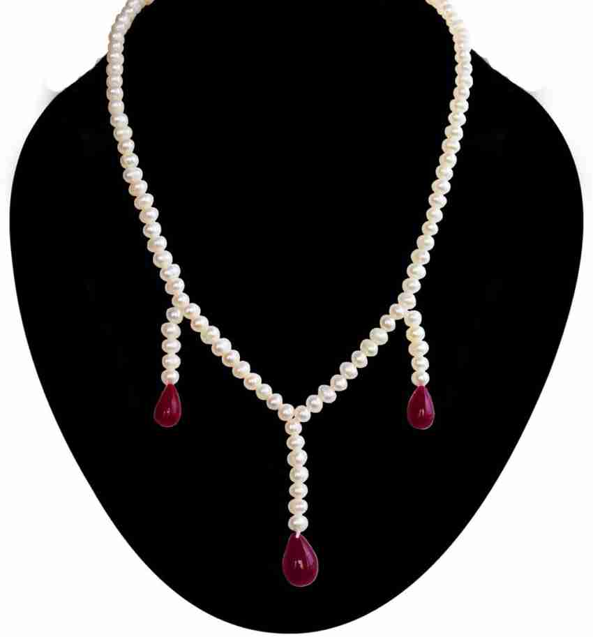 Ruby Necklaces, Buy Natural Ruby Jewelry Online at Discount Price - Surat  Diamond