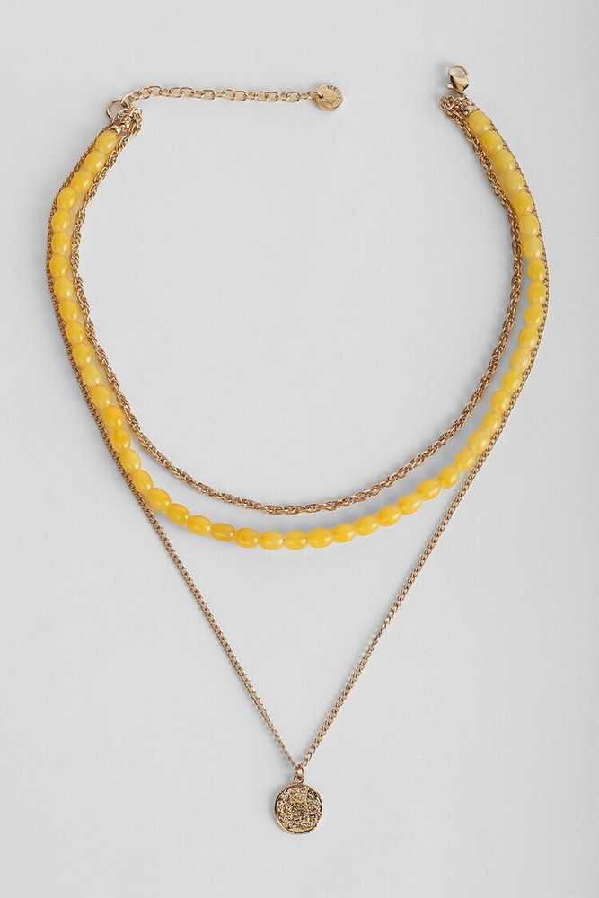 Forever 21 gold necklace sale