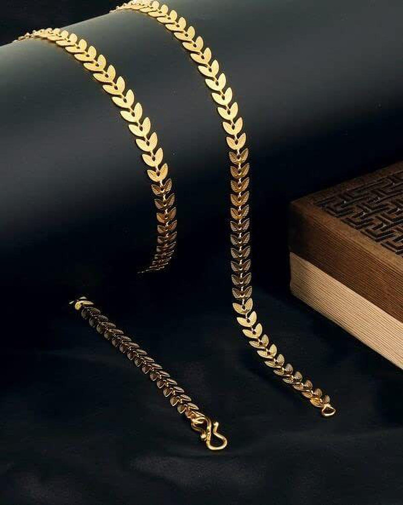 Gold chain design catalogue for female sales