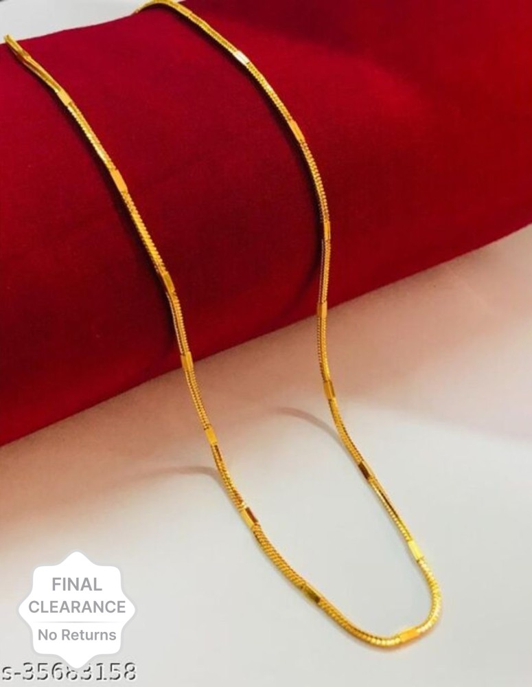 Flipkart gold plated on sale chains