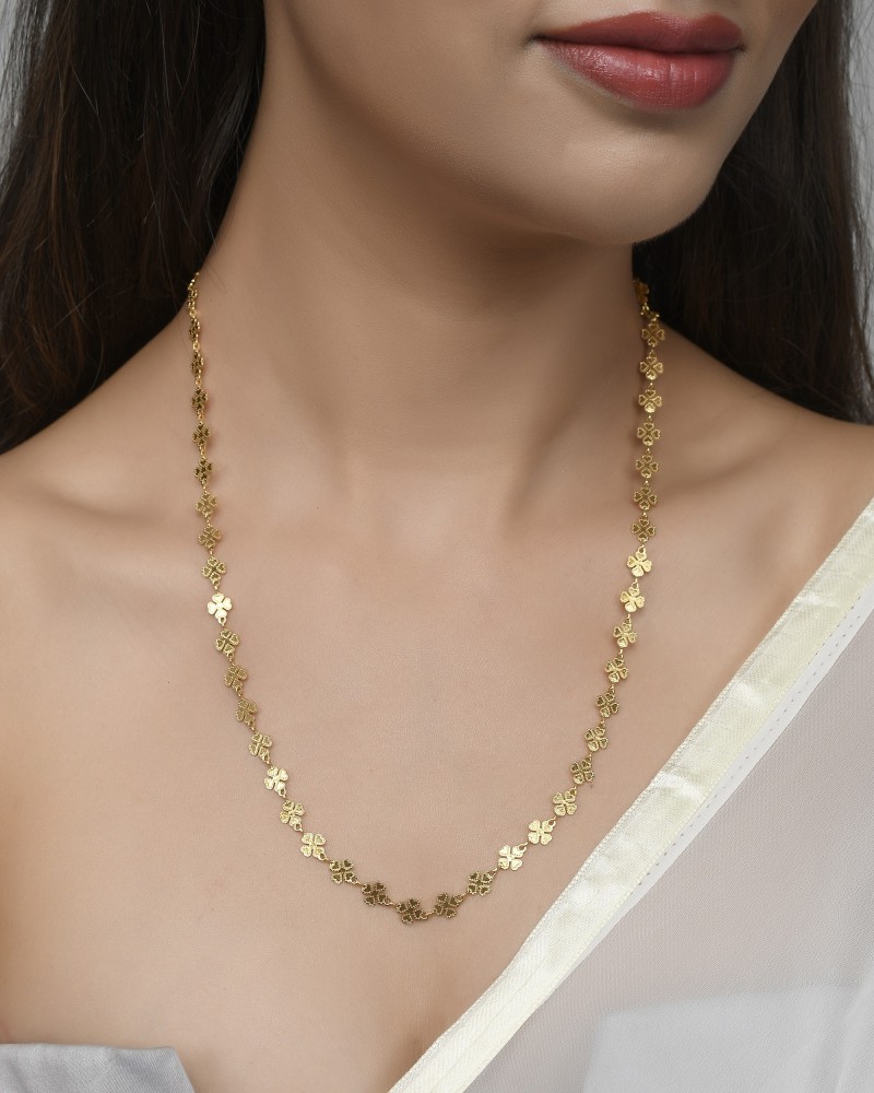 Long gold deals chain for ladies