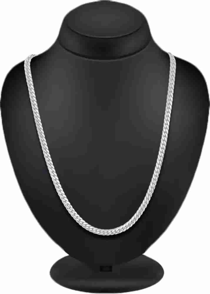 Timeless Classic Basic Thick Lobster Clasp Men's 925 Silver Chain