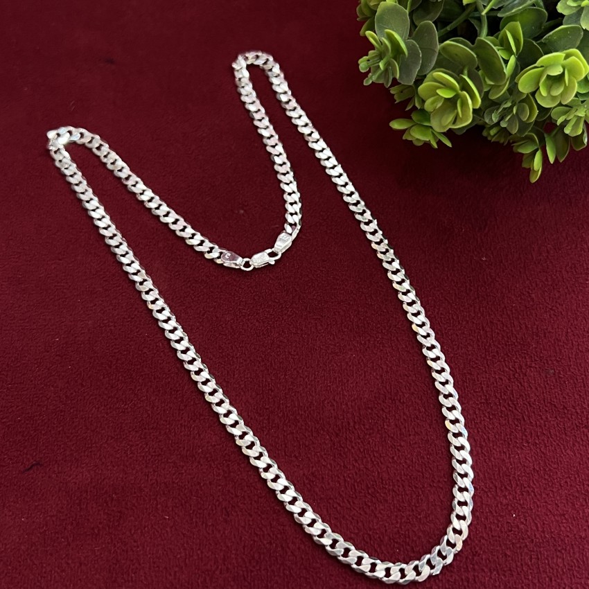 MEENAZ Hip Hop Cuban Chain MC stan chain miami cuban link chains Rapper  Necklace ad cz Cubic Zirconia, Diamond, Crystal, Zircon Titanium, Platinum,  Sterling Silver Plated Metal, Brass, Stone, Silver, Copper, Alloy