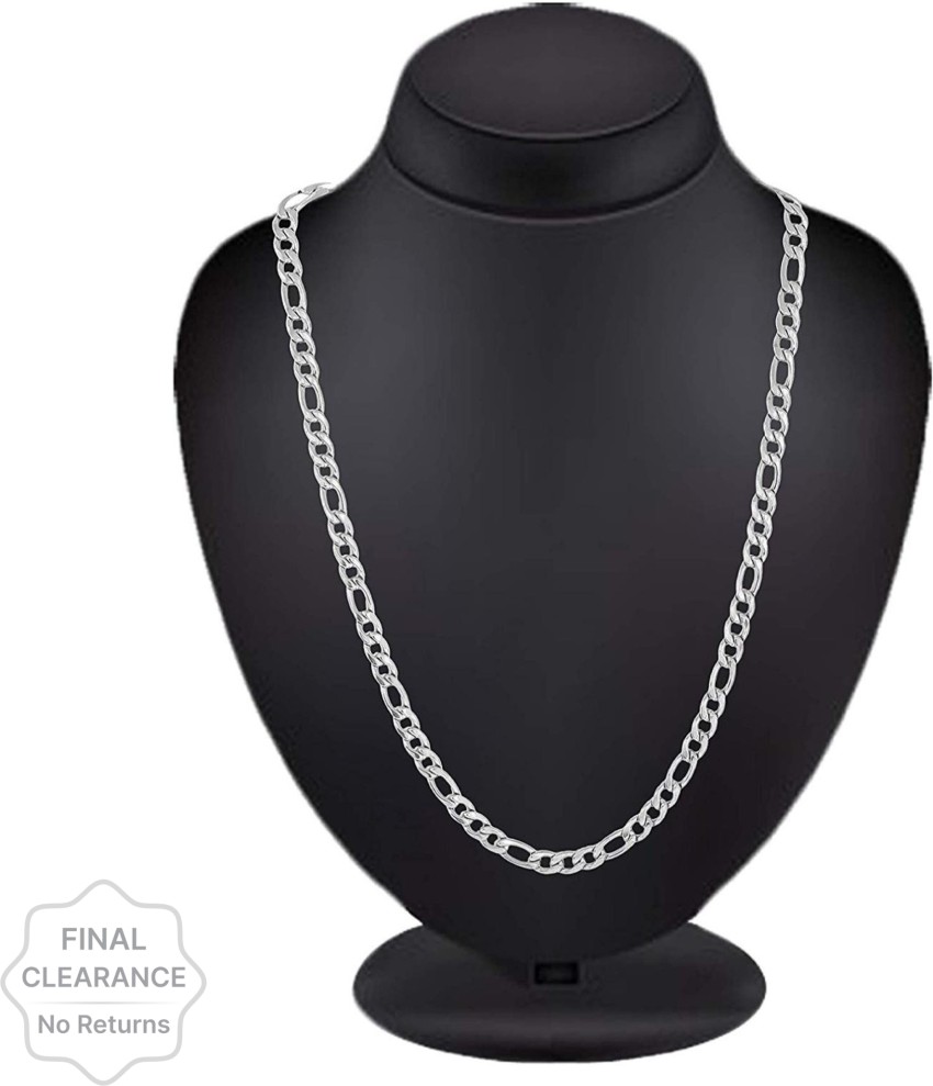 Silver chain deals for men flipkart