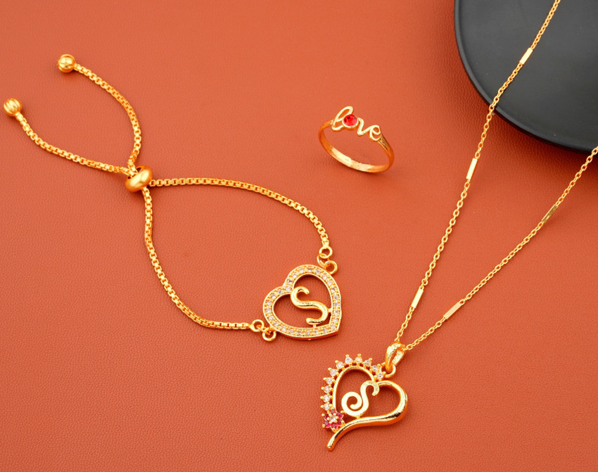 Gold chain discount bracelet with name