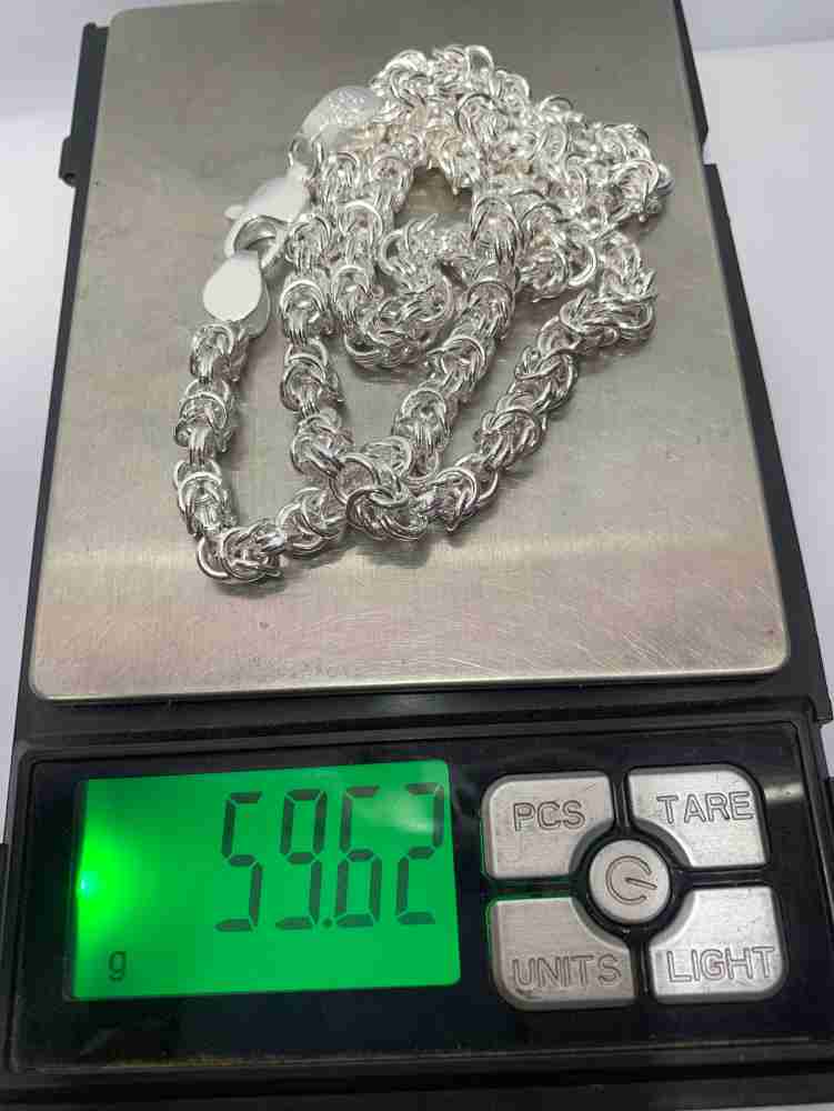 Silver deals hollow chain