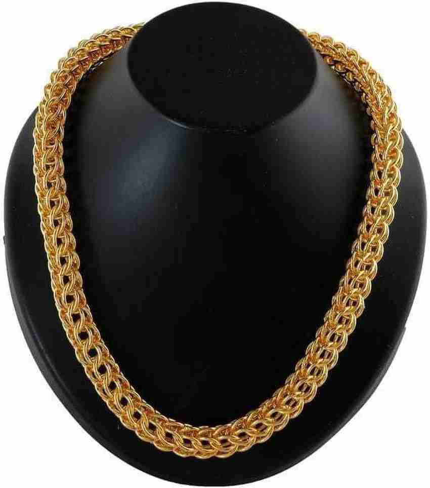 LASAVAMON Gold plated Plated Alloy Chain Price in India Buy