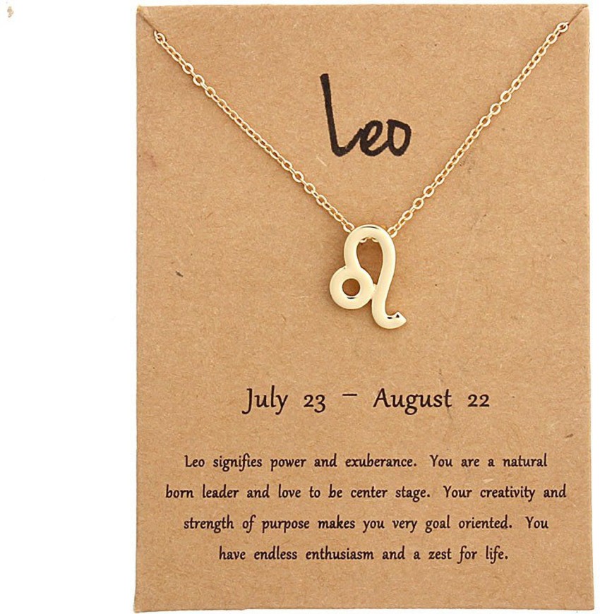 Leo charm deals necklace