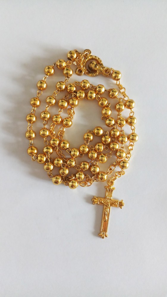 Rosary gold hot sale