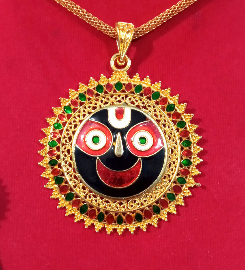 Jagannath gold locket sales