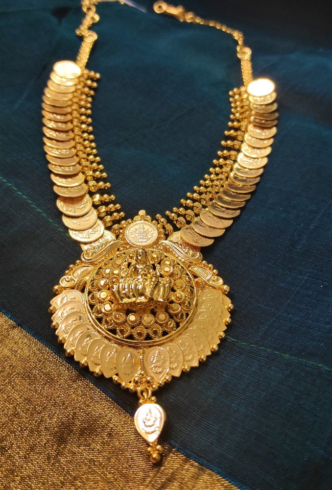 Kasumalai necklace store gold