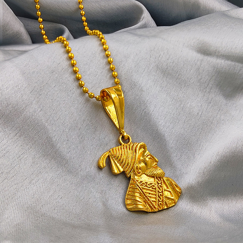 Gift Nest Chatrapati Shivaji Maharaj gold plated chain Pendant Gold plated Plated Stainless Steel Chain Price in India Buy Gift Nest Chatrapati Shivaji Maharaj gold plated chain Pendant Gold plated Pl...