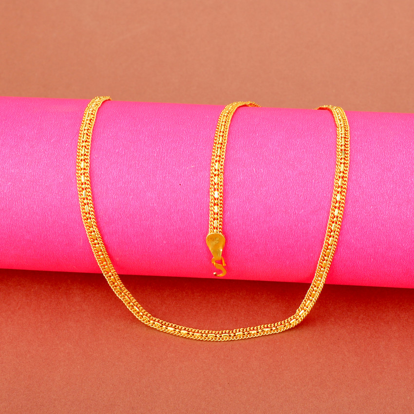 FABVIO PLUS Gold Chain For Womens wedding and Festival Gold plated
