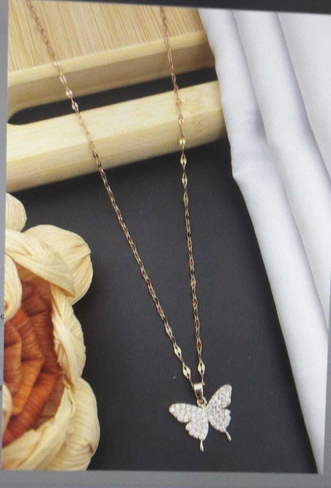 Veer Creations Butterfly Shape Locket Pendant Necklace Chain For Women Alloy Chain Set Price in India Buy Veer Creations Butterfly Shape Locket Pendant Necklace Chain For Women Alloy Chain Set Online