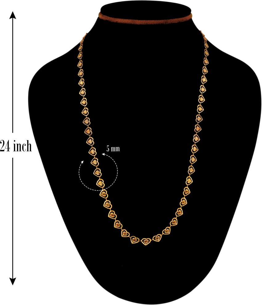 Thrillz Golden Chain Necklace Layered Necklace For Women Girls Coinez  Design Stylish Multi Layered Necklace Artificial Jewellery Western Necklace  For Women Girls Gold-plated Plated Alloy Chain Price in India - Buy Thrillz