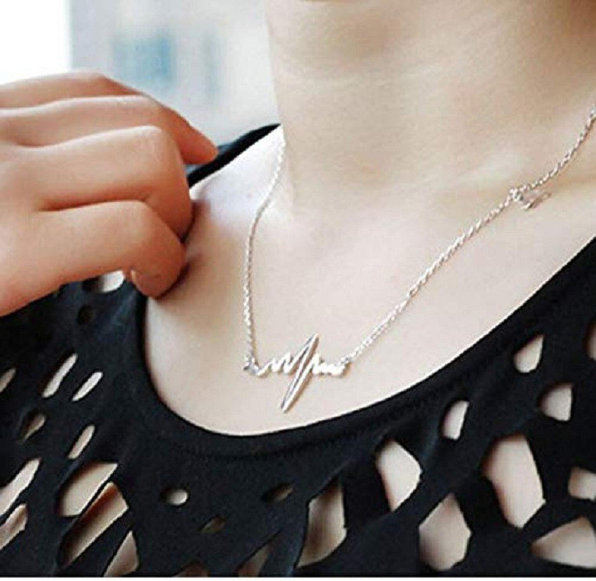 Heartbeat rhythm shop necklace