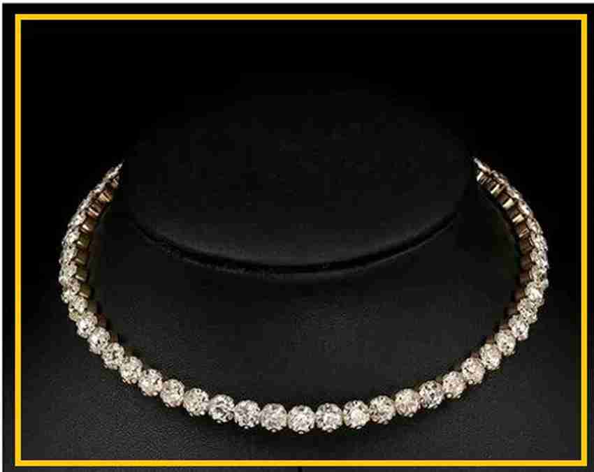 Gold diamond choker chain online