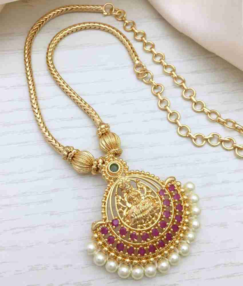 Gold lakshmi dollar 2025 chain designs