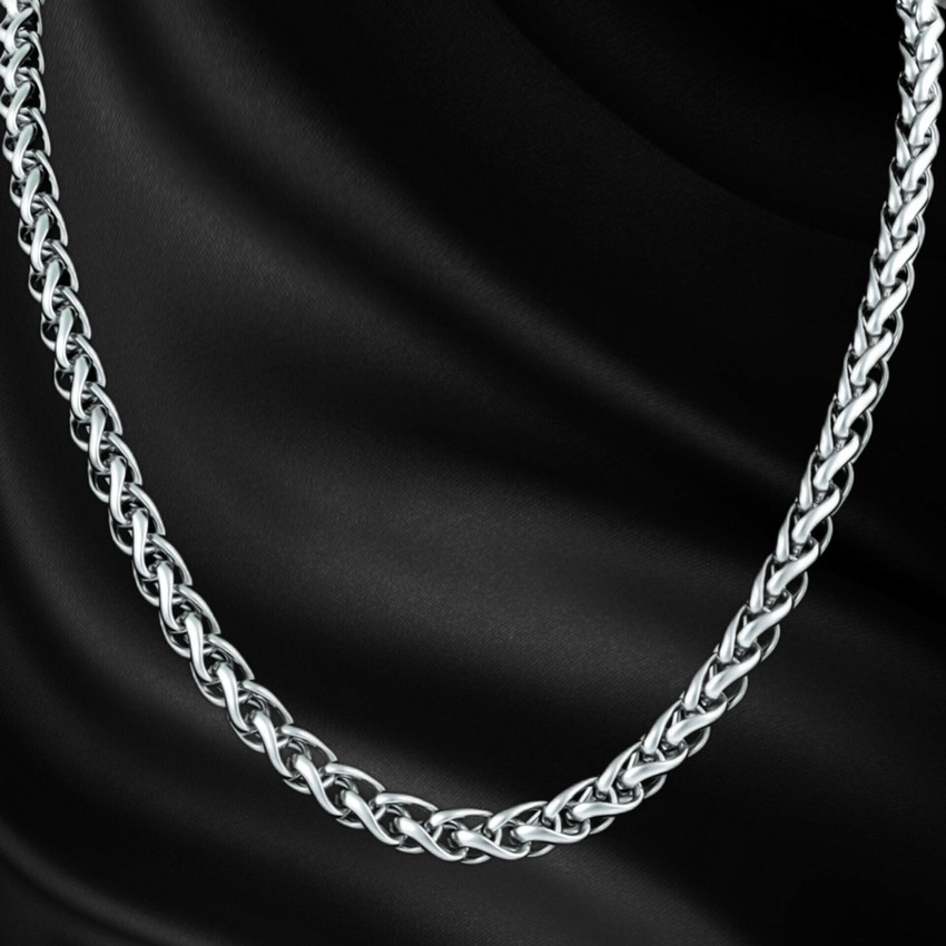 Jemeefly Silver plated trending Rope Rassa Chain For Mens and Boys. Silver Plated Alloy Chain Price in India Buy Jemeefly Silver plated trending Rope Rassa Chain For Mens and Boys. Silver