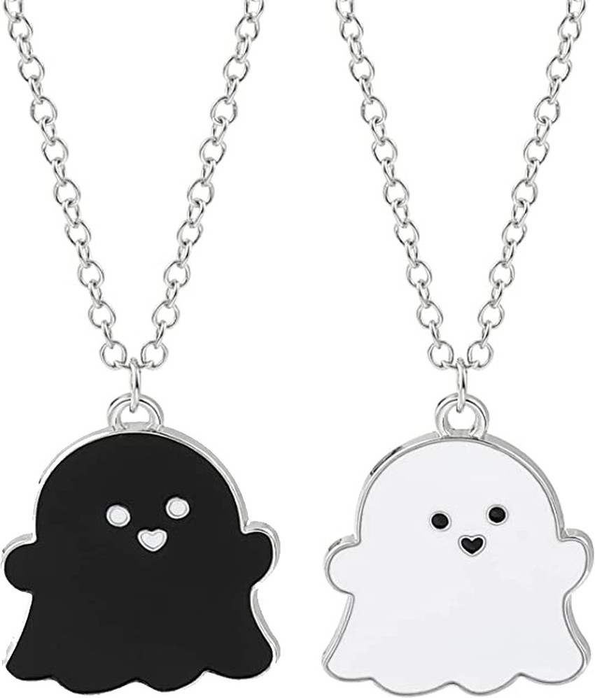 White metal on sale chain necklace