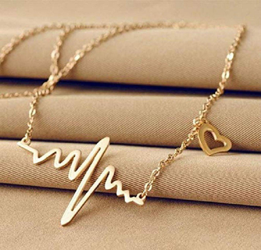 Heart hot sale rhythm necklace