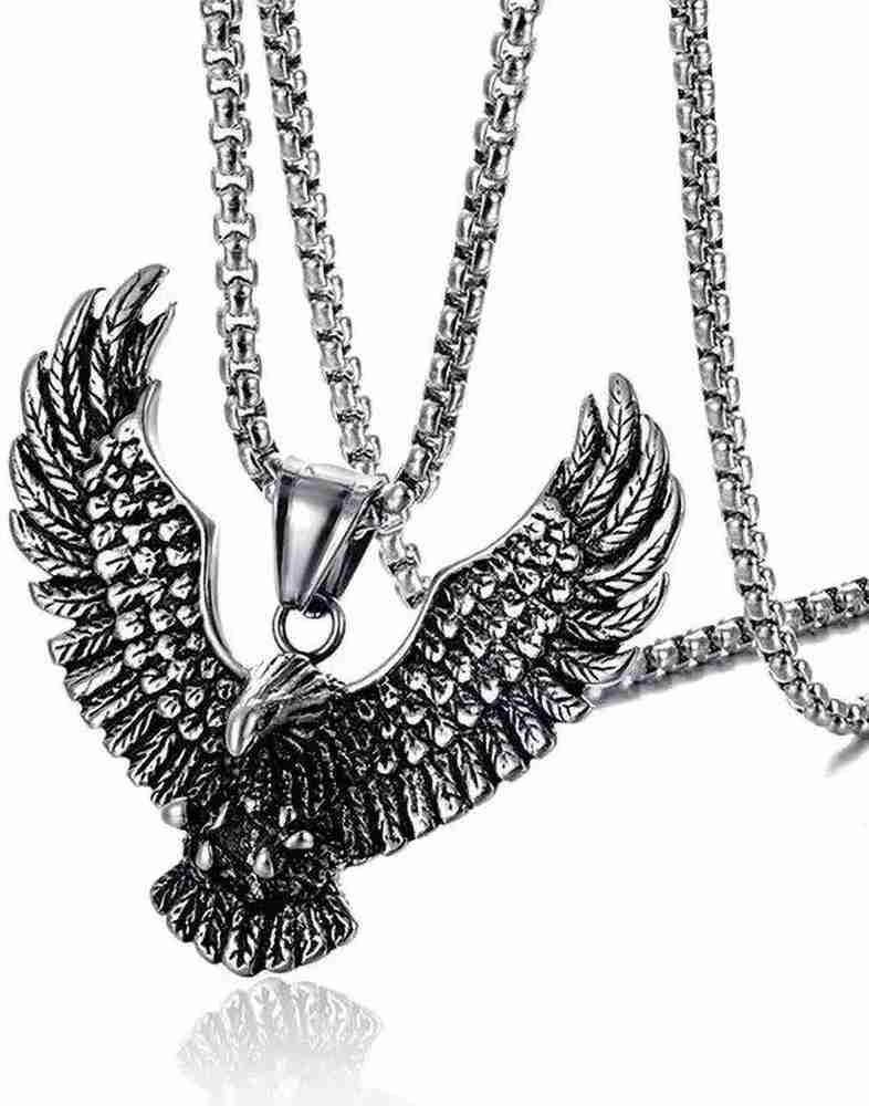 Stainless steel eagle deals pendant