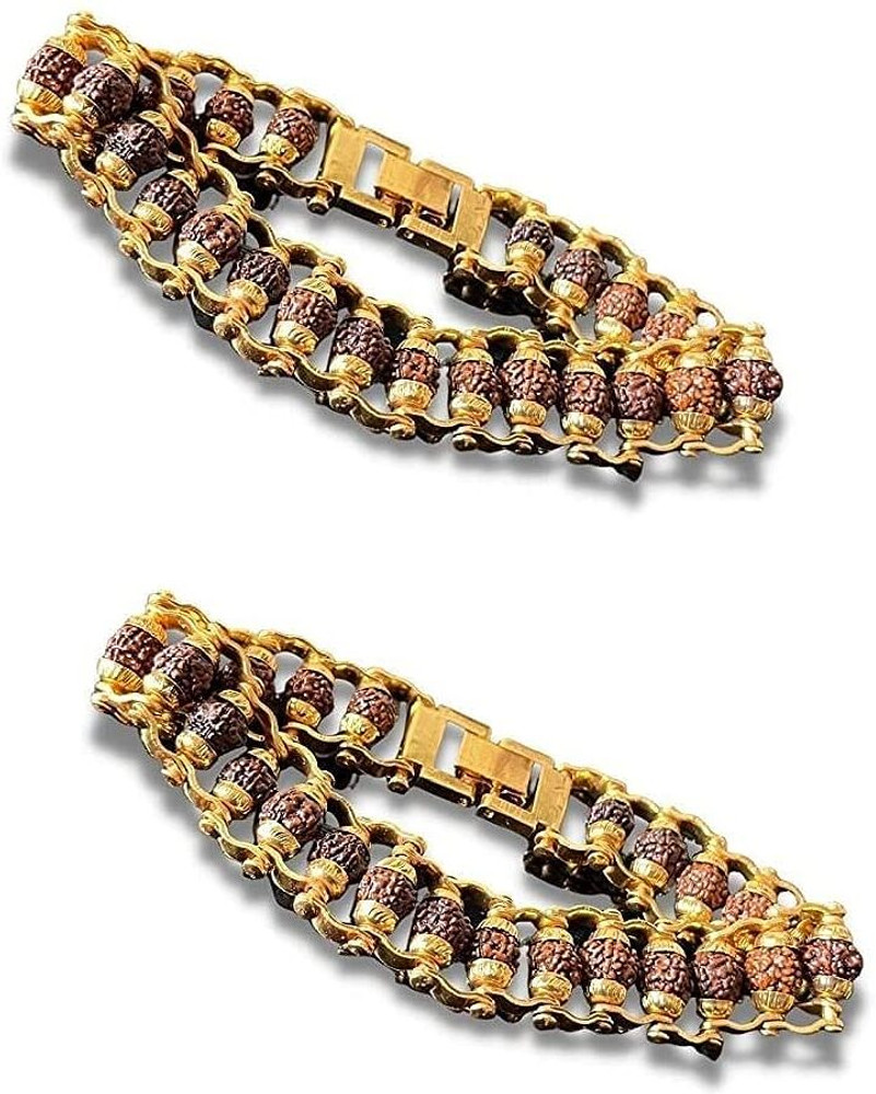 Rudraksha gold bracelet for store mens with price