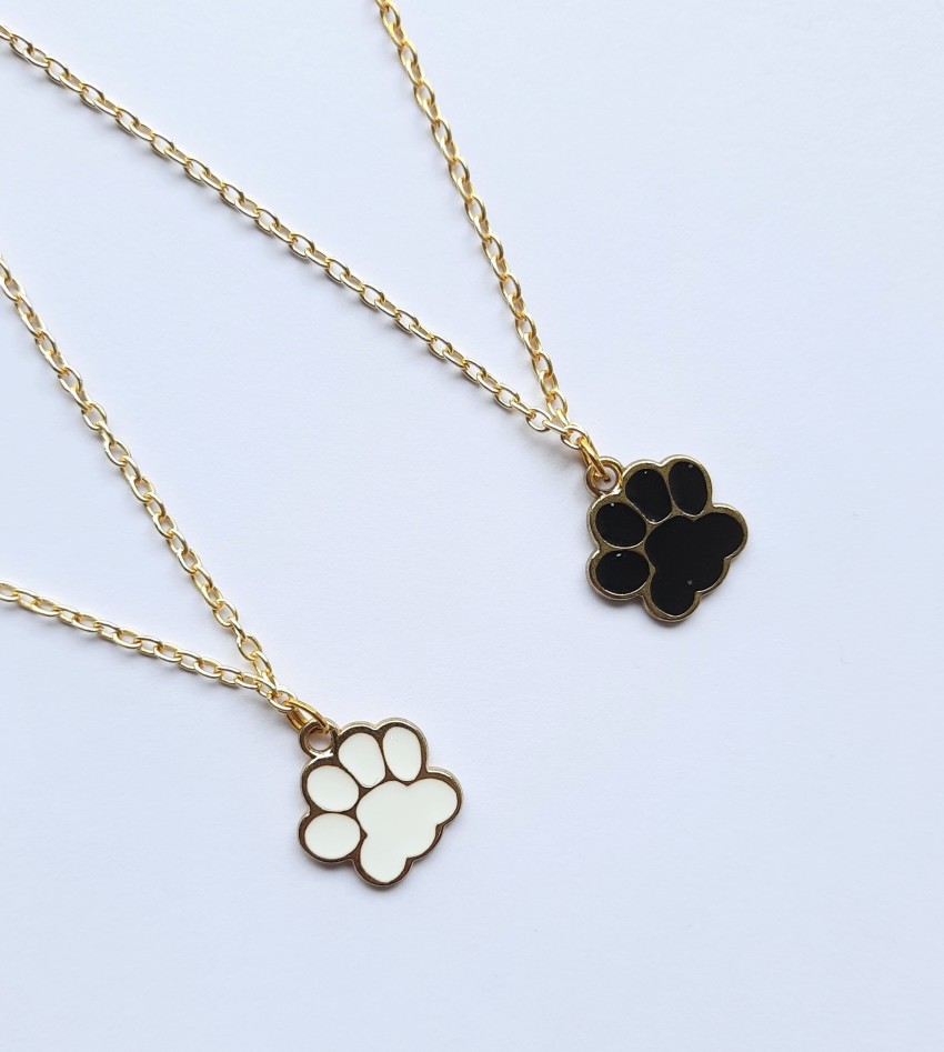 Double Paw Print Pendant – Moment In Time Jewellery