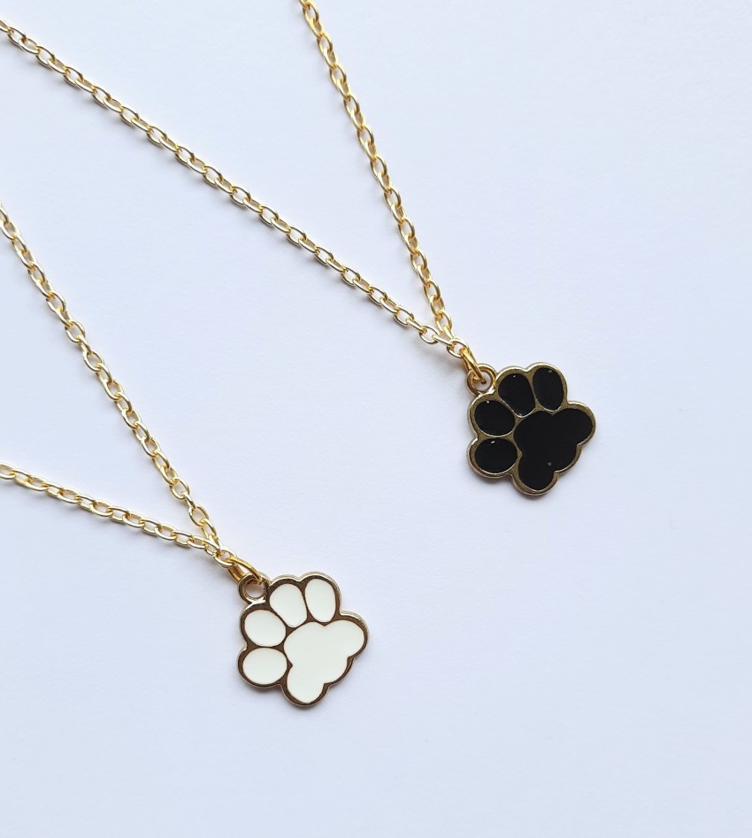 Cat and dog on sale necklace